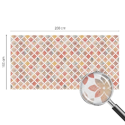 Neprůhledná fólie na sklo dveří Květinová krása