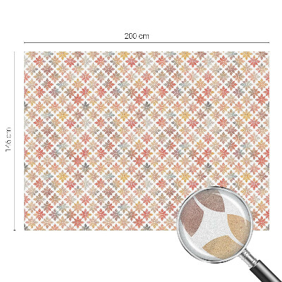 Neprůhledná fólie na sklo dveří Květinová krása