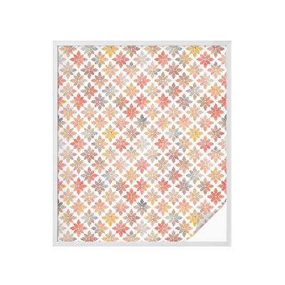 Neprůhledná fólie na sklo dveří Květinová krása