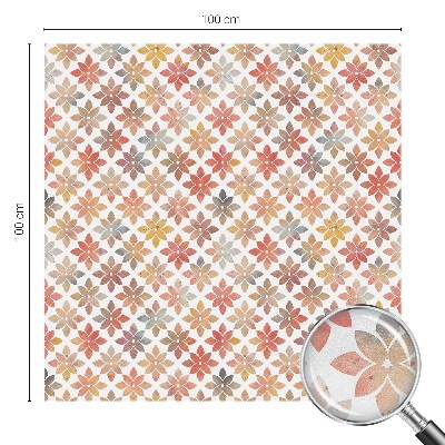 Neprůhledná fólie na sklo dveří Květinová krása