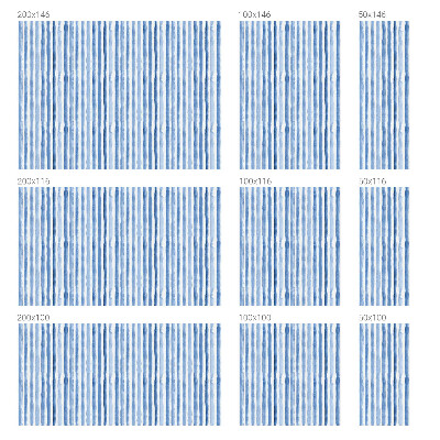 Zatmavovací fólie na okna Modré pruhy