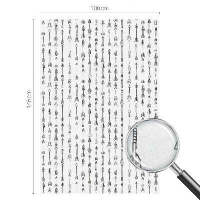 Neprůhledná fólie na sklo dveří Geometrické šipky