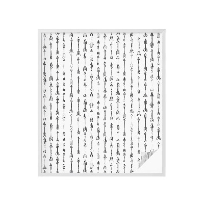 Neprůhledná fólie na sklo dveří Geometrické šipky