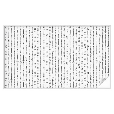 Neprůhledná fólie na sklo dveří Geometrické šipky