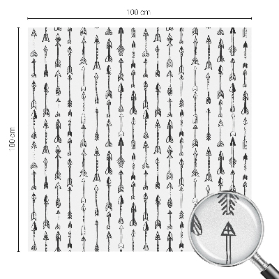 Neprůhledná fólie na sklo dveří Geometrické šipky