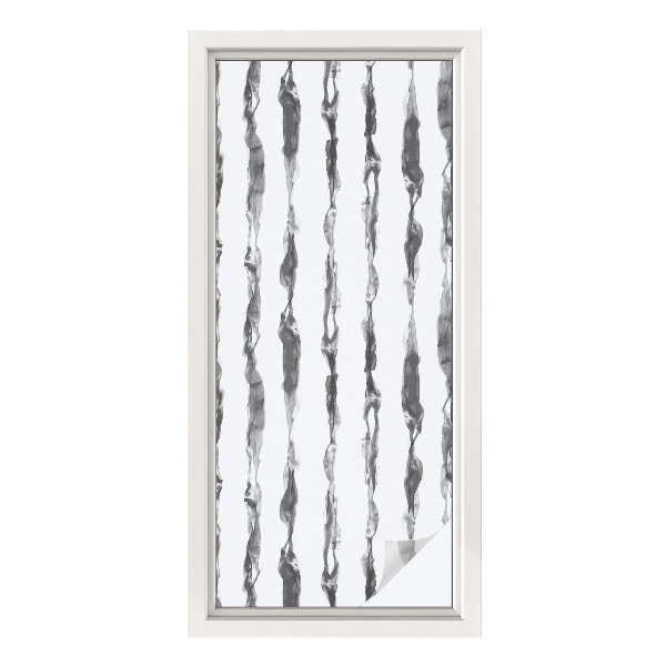 Dekorativní mléčná fólie na sklo Abstraktní linie