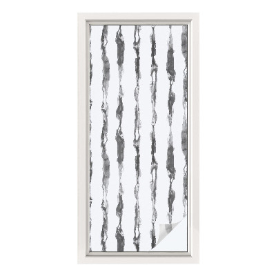 Dekorativní mléčná fólie na sklo Abstraktní linie