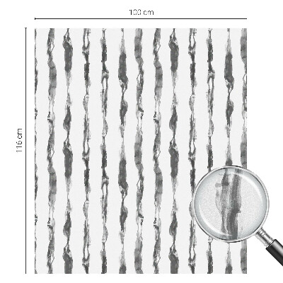Dekorativní mléčná fólie na sklo Abstraktní linie
