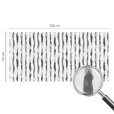 Dekorativní mléčná fólie na sklo Abstraktní linie