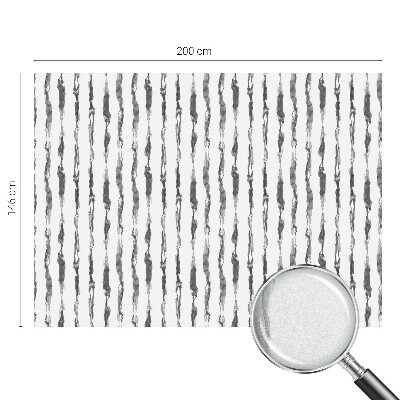 Dekorativní mléčná fólie na sklo Abstraktní linie