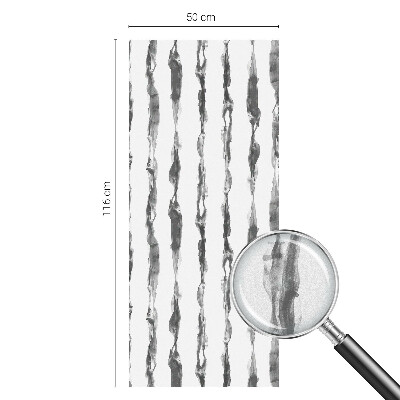 Dekorativní mléčná fólie na sklo Abstraktní linie