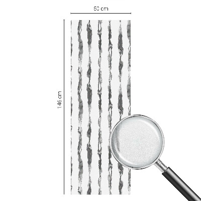 Dekorativní mléčná fólie na sklo Abstraktní linie