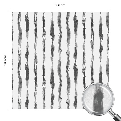 Dekorativní mléčná fólie na sklo Abstraktní linie