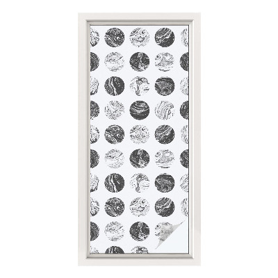 Protisluneční fólie na okna Mramorová elegance