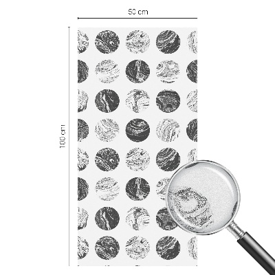 Protisluneční fólie na okna Mramorová elegance