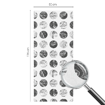 Protisluneční fólie na okna Mramorová elegance