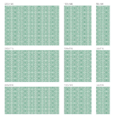 Protisluneční fólie na okna Harmonická struktura