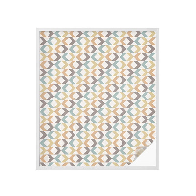 Privátní fólie na okno vitráž Geometrické kosočtverce