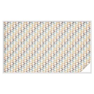 Privátní fólie na okno vitráž Geometrické kosočtverce