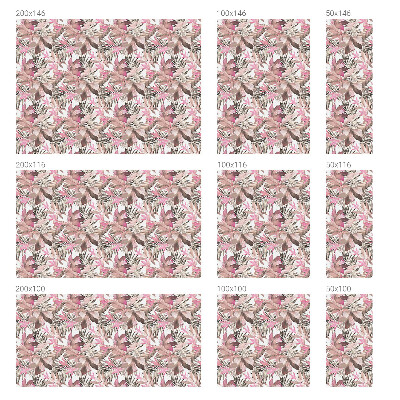 Protisluneční fólie na okna Pastelové květiny