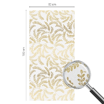 Zatmavovací fólie na okna Rostlinný vzor