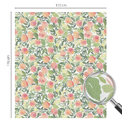 Dekorativní mléčná fólie na sklo Ovocný vzor