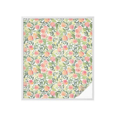 Dekorativní mléčná fólie na sklo Ovocný vzor