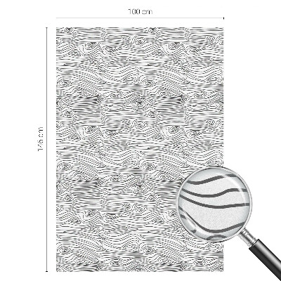 Privátní fólie na okno vitráž Dřevěné linky