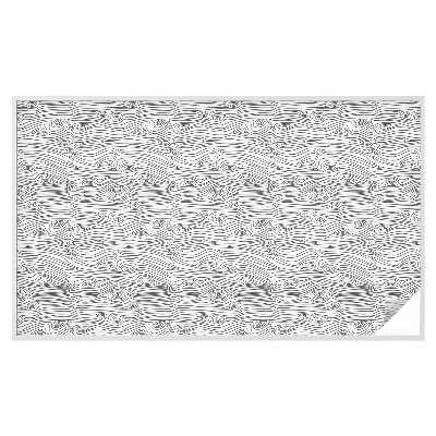 Privátní fólie na okno vitráž Dřevěné linky