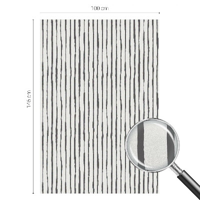 Dekorativní mléčná fólie na sklo Svislé pruhy