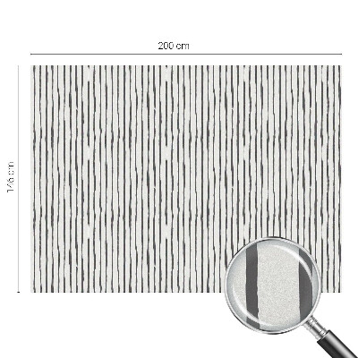 Dekorativní mléčná fólie na sklo Svislé pruhy