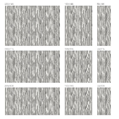 Dekorativní mléčná fólie na sklo Svislé pruhy