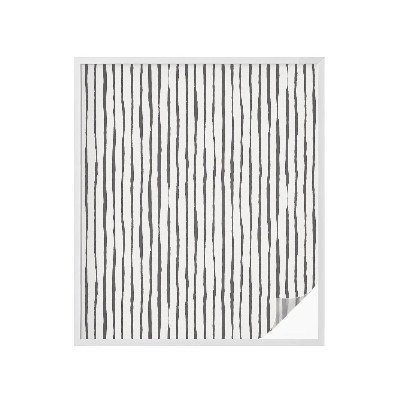 Dekorativní mléčná fólie na sklo Svislé pruhy