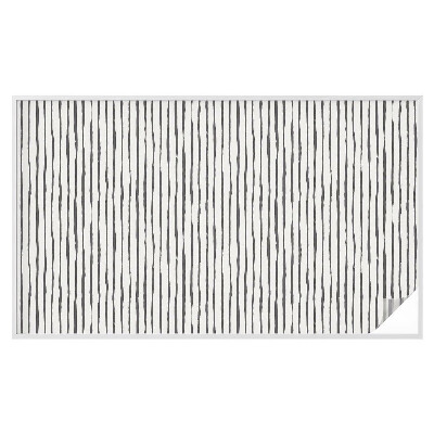 Dekorativní mléčná fólie na sklo Svislé pruhy