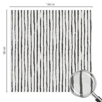 Dekorativní mléčná fólie na sklo Svislé pruhy