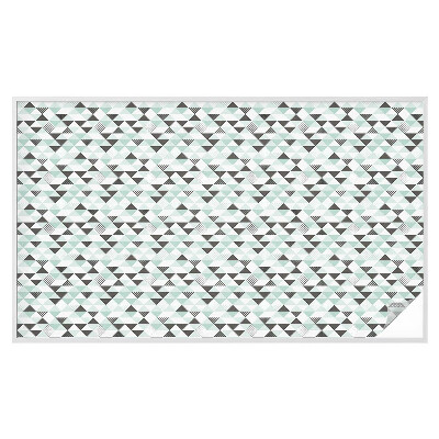 Neprůhledná fólie na sklo dveří Trojúhelníkové vzory