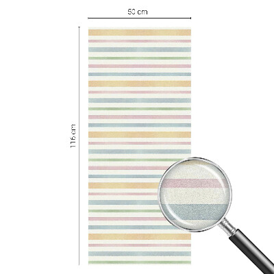 Protisluneční fólie na okna Pastelové pruhy
