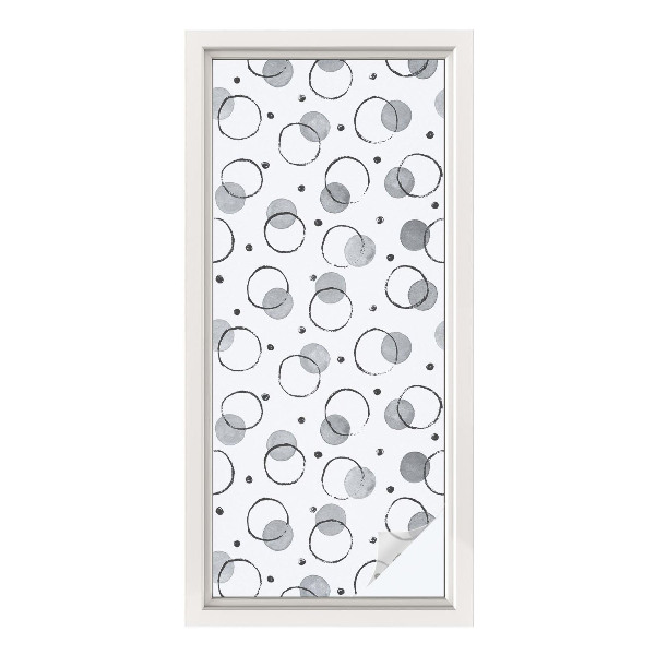 Zatmavovací fólie na okna Šedá kola