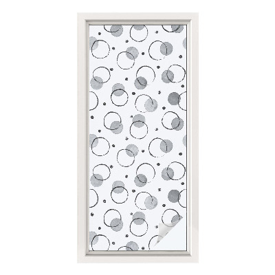 Zatmavovací fólie na okna Šedá kola