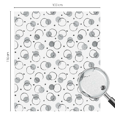 Zatmavovací fólie na okna Šedá kola