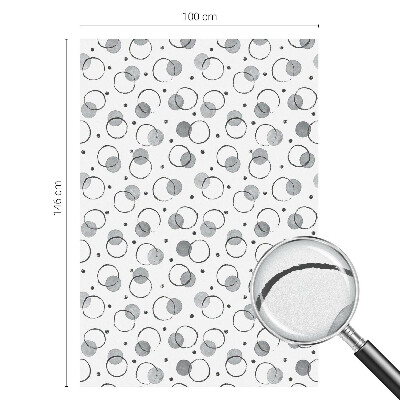 Zatmavovací fólie na okna Šedá kola