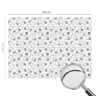 Zatmavovací fólie na okna Šedá kola