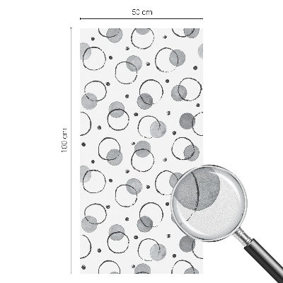 Zatmavovací fólie na okna Šedá kola