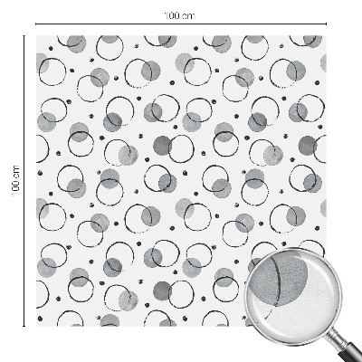 Zatmavovací fólie na okna Šedá kola