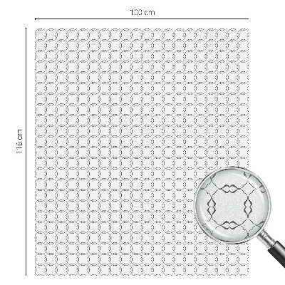 Neprůhledná fólie na sklo dveří Geometrické linie