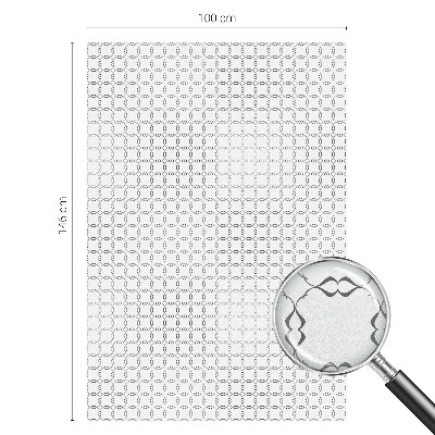 Neprůhledná fólie na sklo dveří Geometrické linie