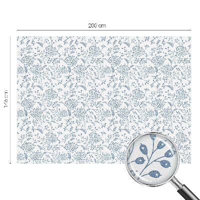 Neprůhledná fólie na sklo dveří Rostlinný motiv