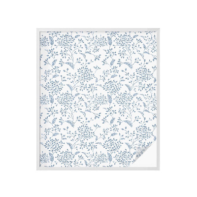 Neprůhledná fólie na sklo dveří Rostlinný motiv