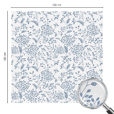 Neprůhledná fólie na sklo dveří Rostlinný motiv