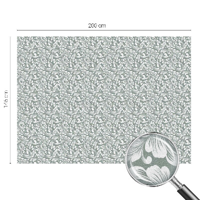 Privátní fólie na okno vitráž Listnatá elegance